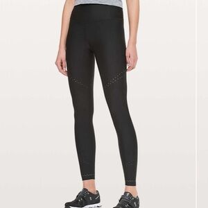 LULULEMON black High waist full length Zoned In Tight leggings like new